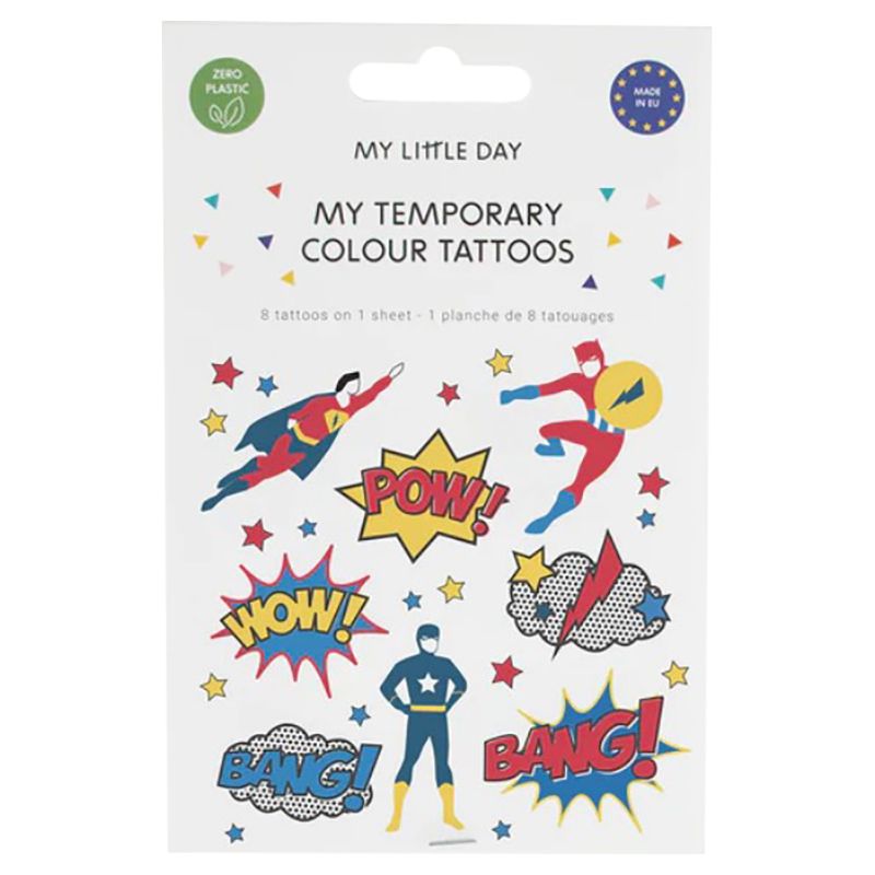 My Little Day - Super Heroes Tattoos