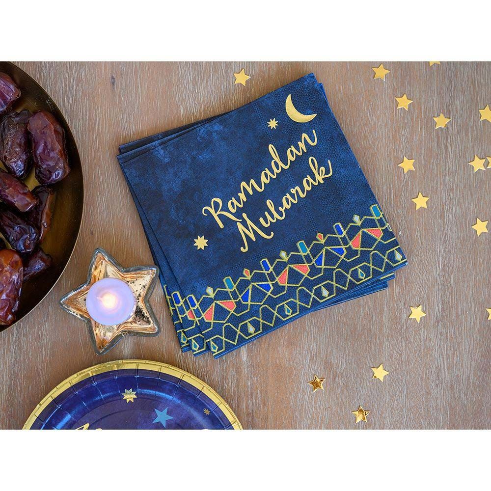 Party Camel Pack of 20 Ramadan Mubarak Napkins