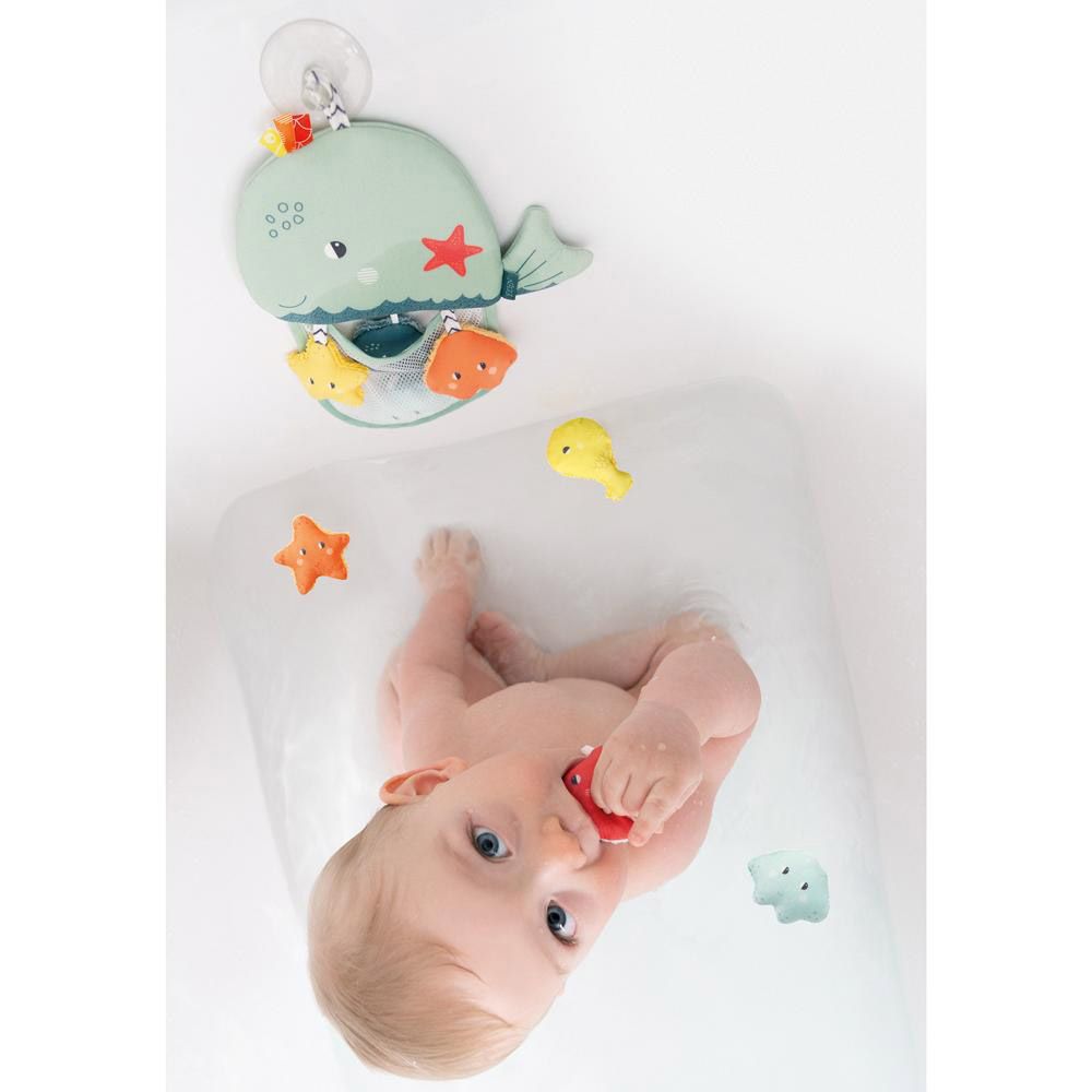 A Thousand & One Cuddles - Baby Bath Toy Organizer w/ Suction Cup & Interactive Toys (Exclusive)