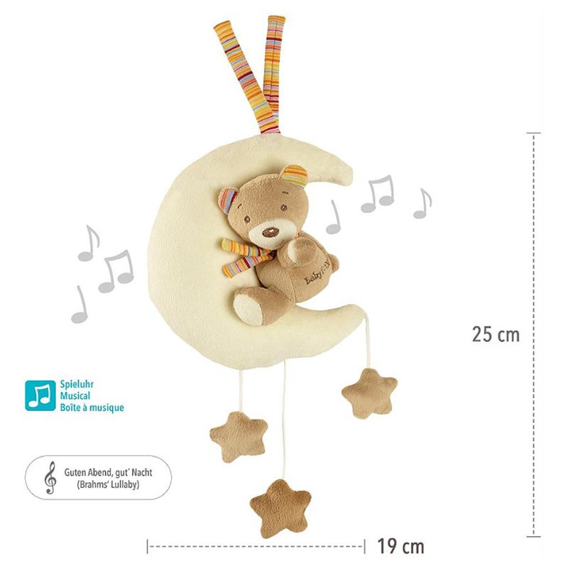 A Thousand & One Cuddles - Portable Wind-Up Musical Mobile - Teddy & Moon
 (Exclusive)