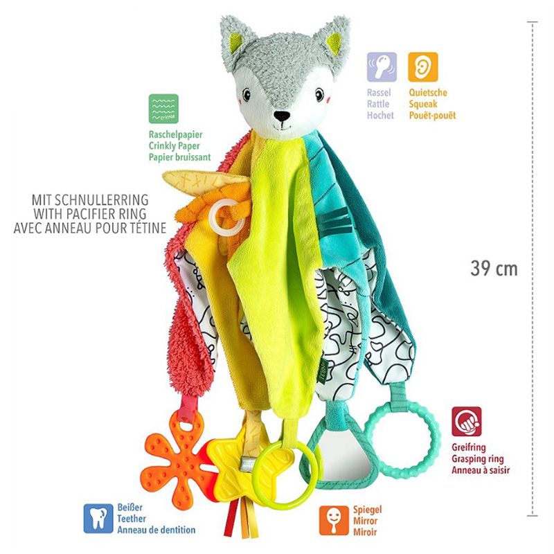 A Thousand & One Cuddles - 3-In-1 Multi-Sensory Deluxe Blanket - Fox (Exclusive)