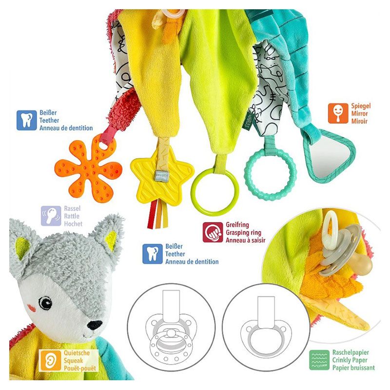 A Thousand & One Cuddles - 3-In-1 Multi-Sensory Deluxe Blanket - Fox (Exclusive)