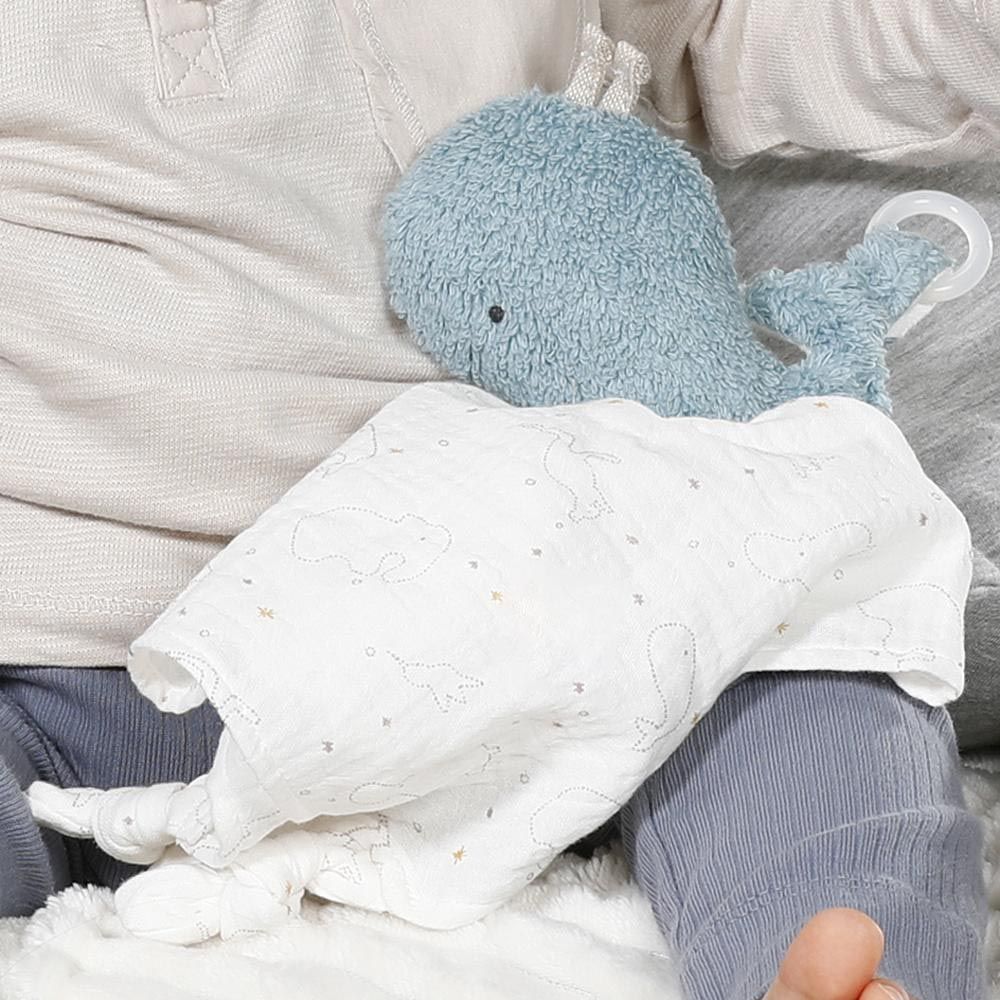 A Thousand & One Cuddles - Baby Security Blanket - Whale (Exclusive)