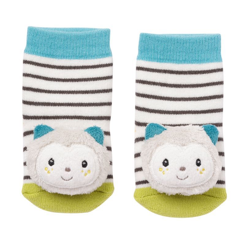 A Thousand & One Cuddles - Baby Rattle Socks - Cat  (Exclusive)