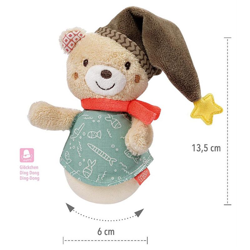 A Thousand & One Cuddles - Mini Roly Poly Bruno Bear Soft Toy (Exclusive)