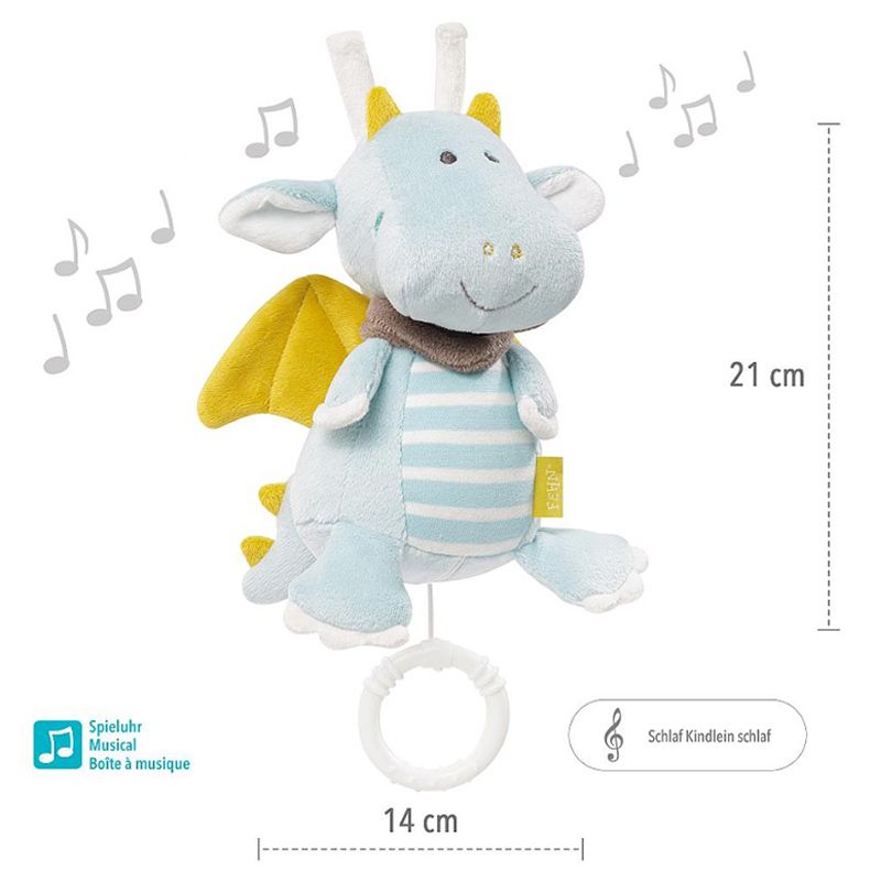 A Thousand & One Cuddles - Dragon Wind-Up Musical Cuddle Toy (Exclusive)