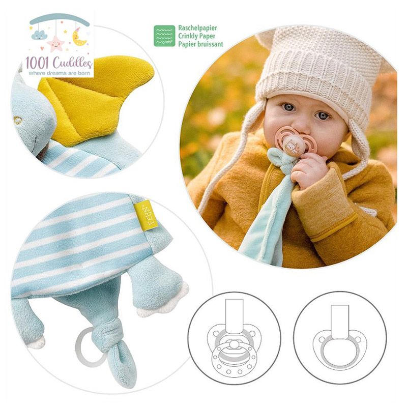 A Thousand & One Cuddles - Dragon Security Blanket With Pacifier Clip (Exclusive)