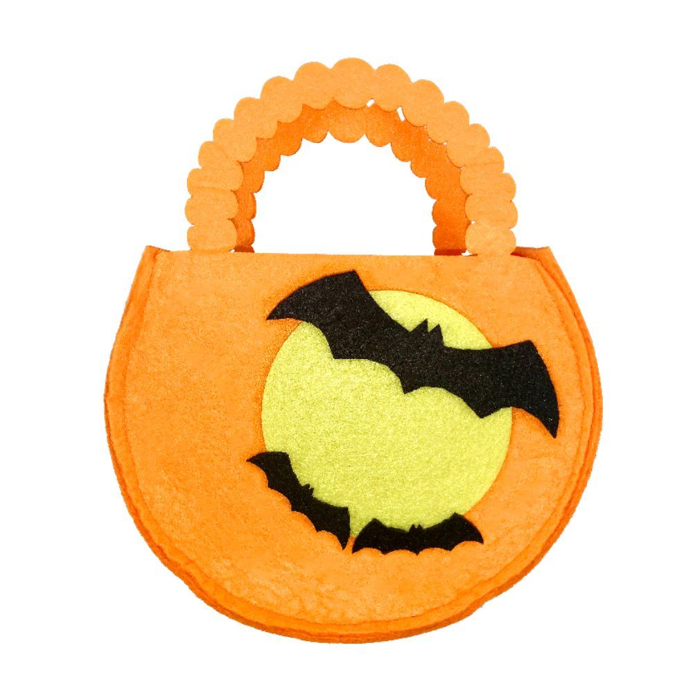 Party Magic - Halloween Trick Or Treat Plush Bag - Orange