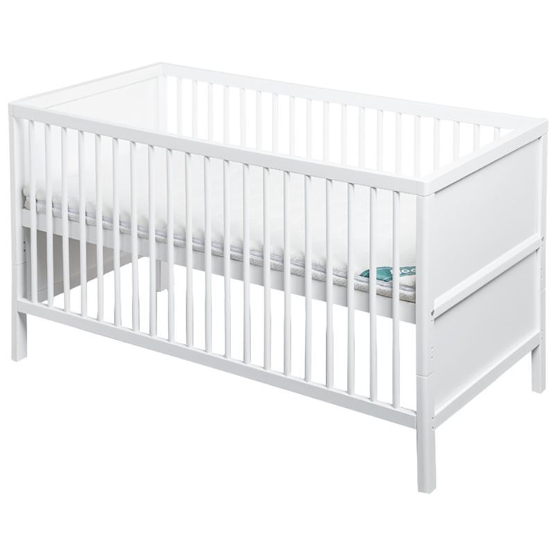 Bumble & Bird - Tory Crib To Toddler Wooden Bed -White