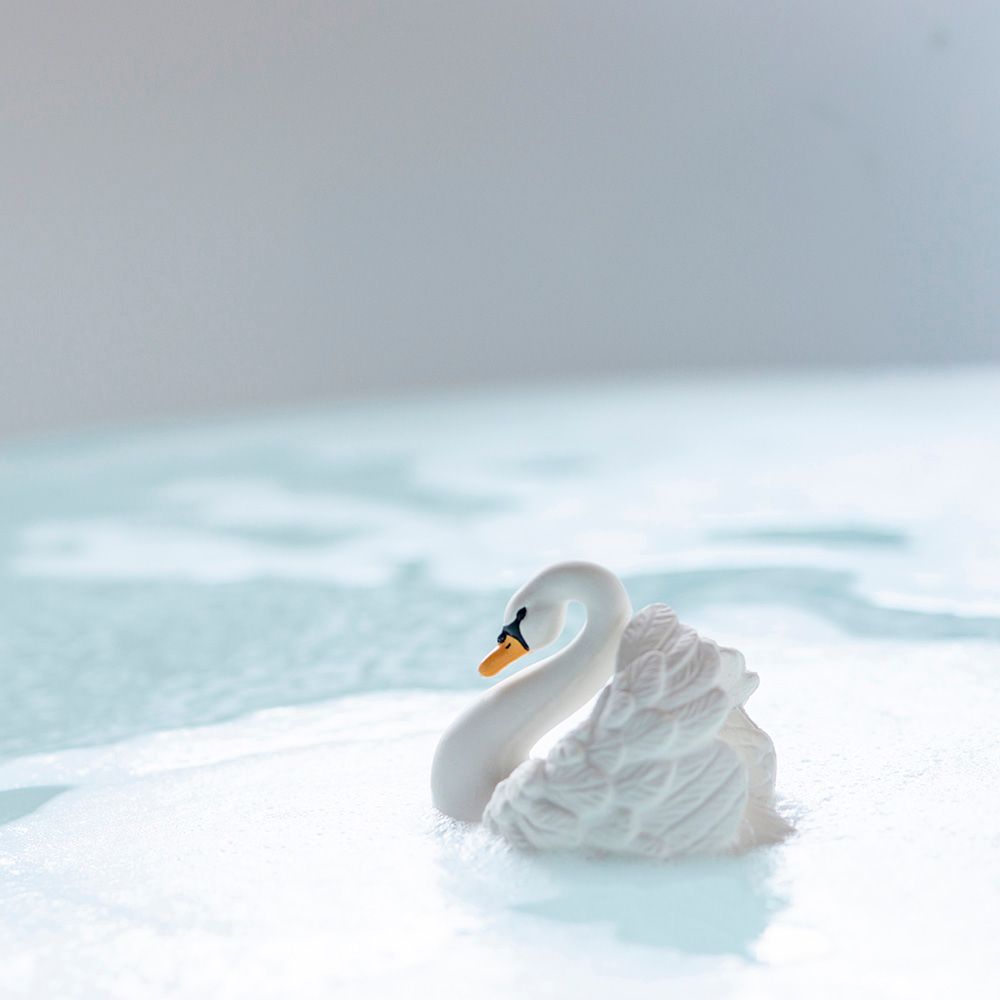 Natruba - Bath Swan - Small - White