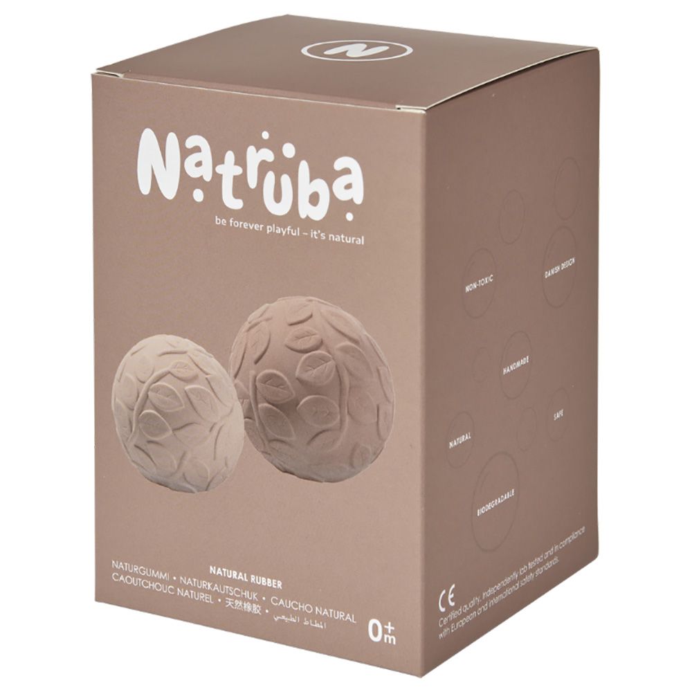 Natruba - Leaf Sensory Ball Set - Brown