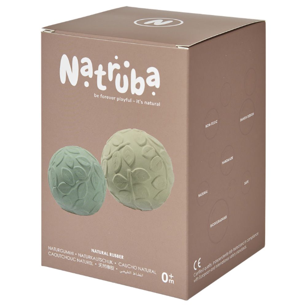 Natruba - Leaf Sensory Ball Set - Green