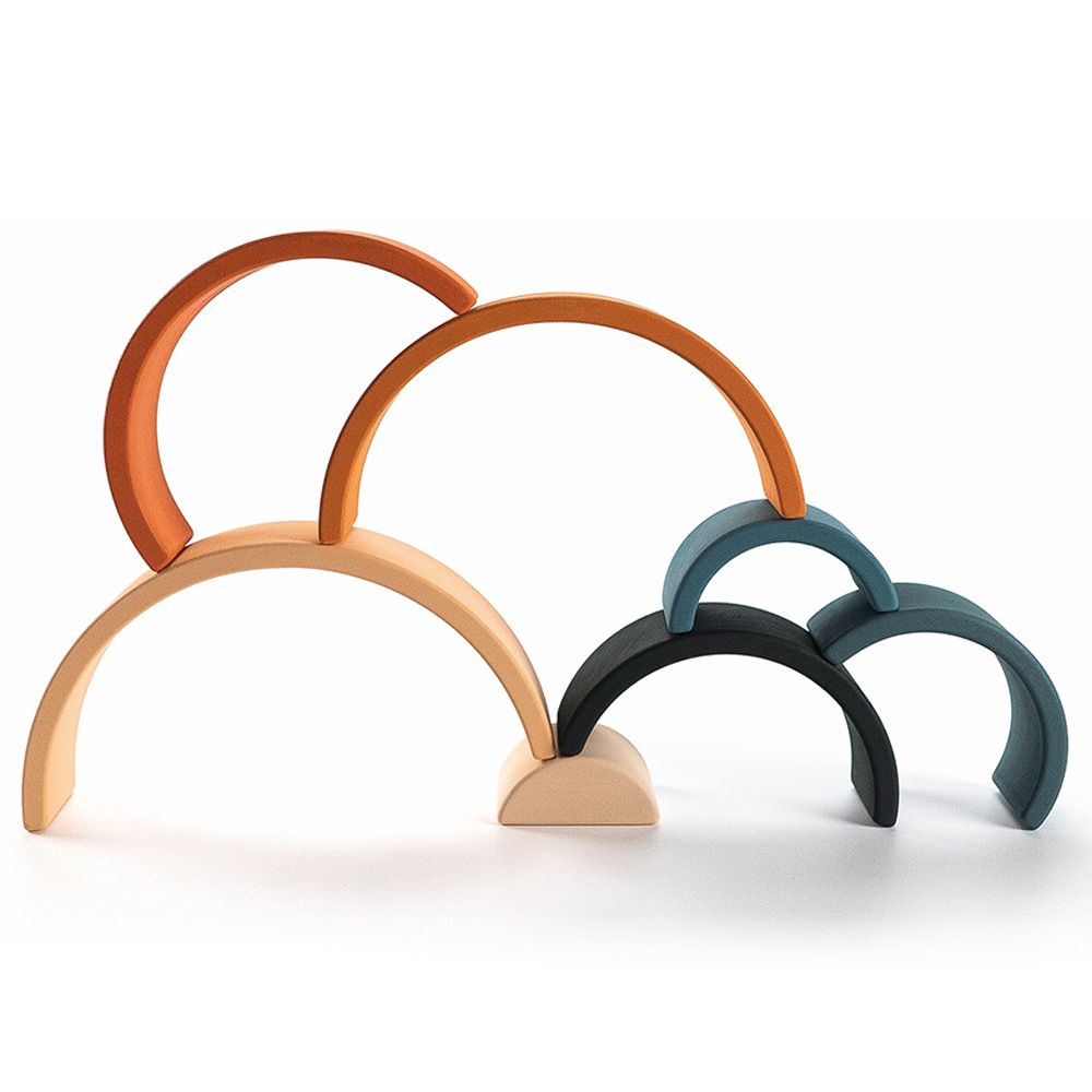 Sabo Concept - Wooden Mini Rainbow Toy - Tropics 