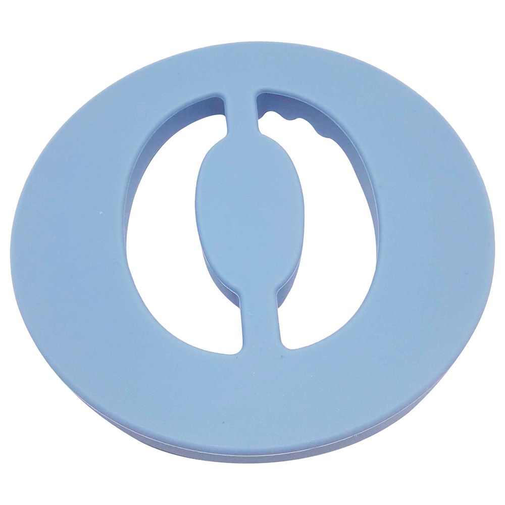 One.Chew.Three - Alphabet Chews Silicone Teething O - Blue