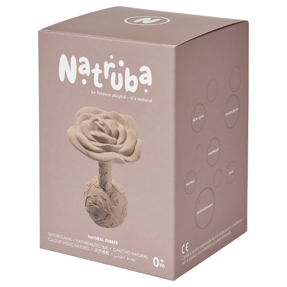 Natruba - Flower Rattle Rose - Beige