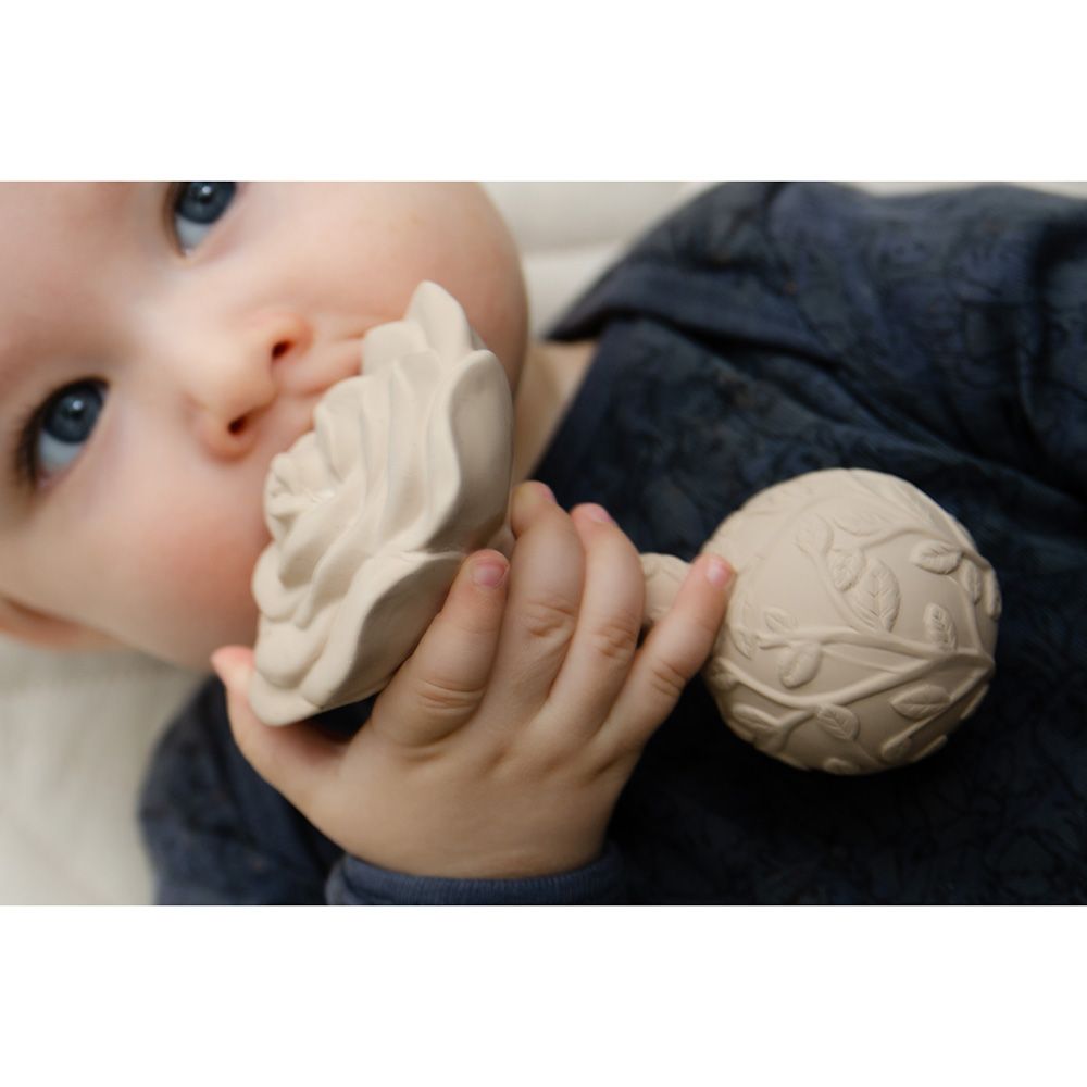 Natruba - Flower Rattle Rose - Beige