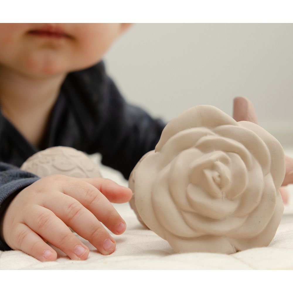 Natruba - Flower Rattle Rose - Beige