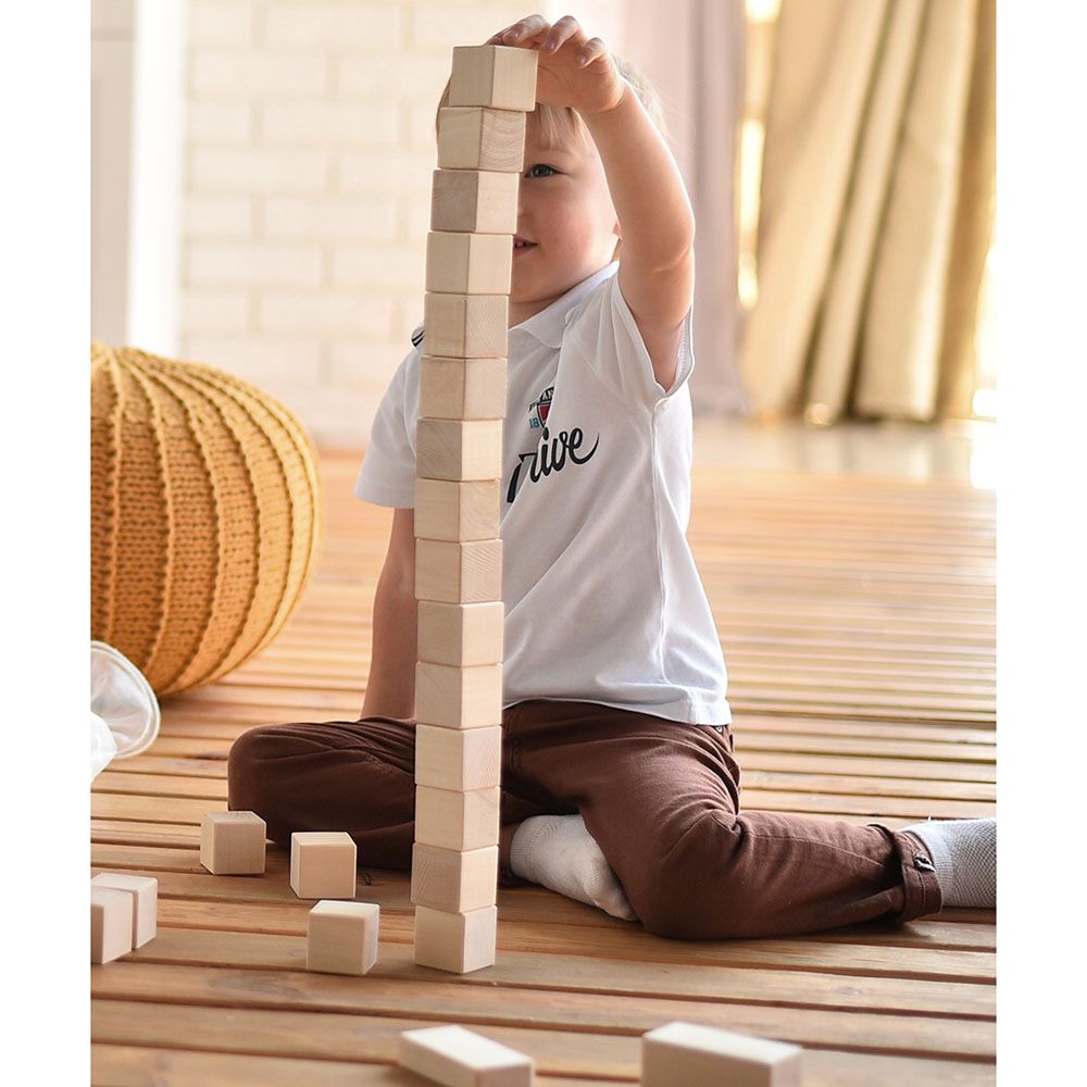 Sabo Concept - Wooden Blocks Set 24pcs - Wood