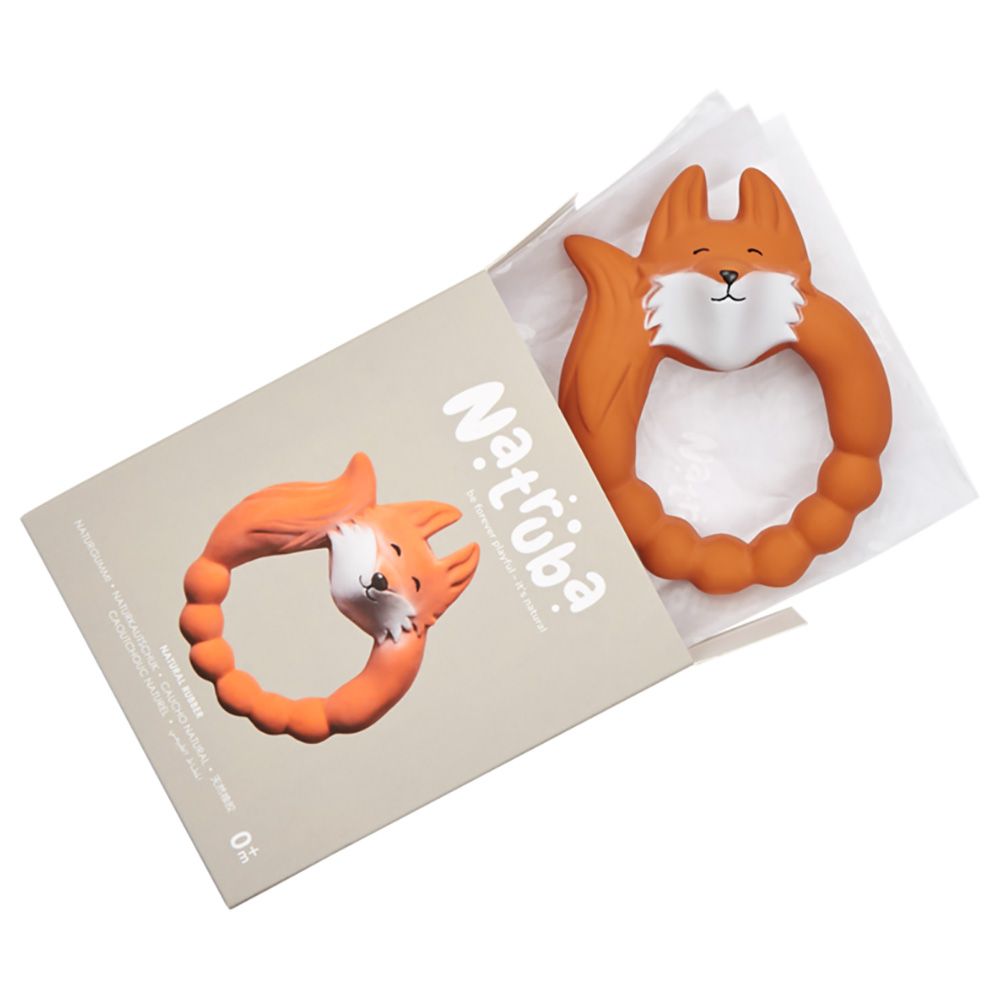 Natruba - Teether Fox - Orange