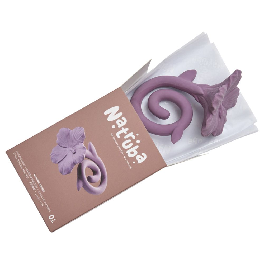 Natruba - Teether Hawaii Flower - Purple