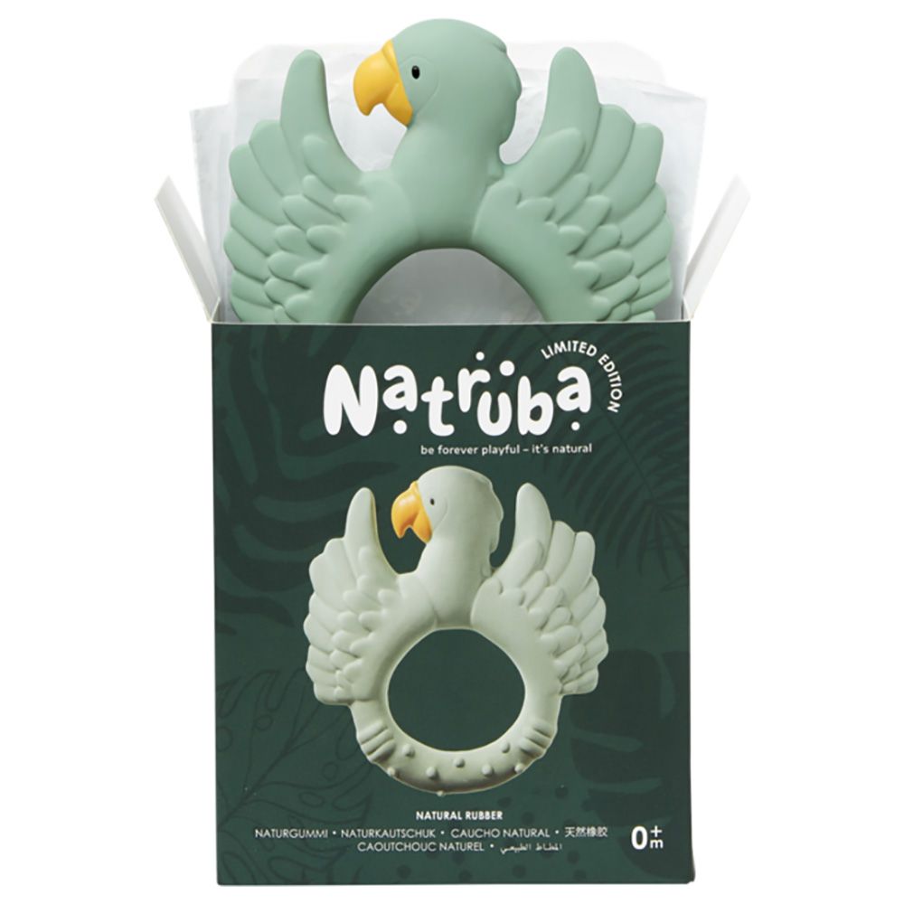 Natruba - Teether Parrot - Light Green