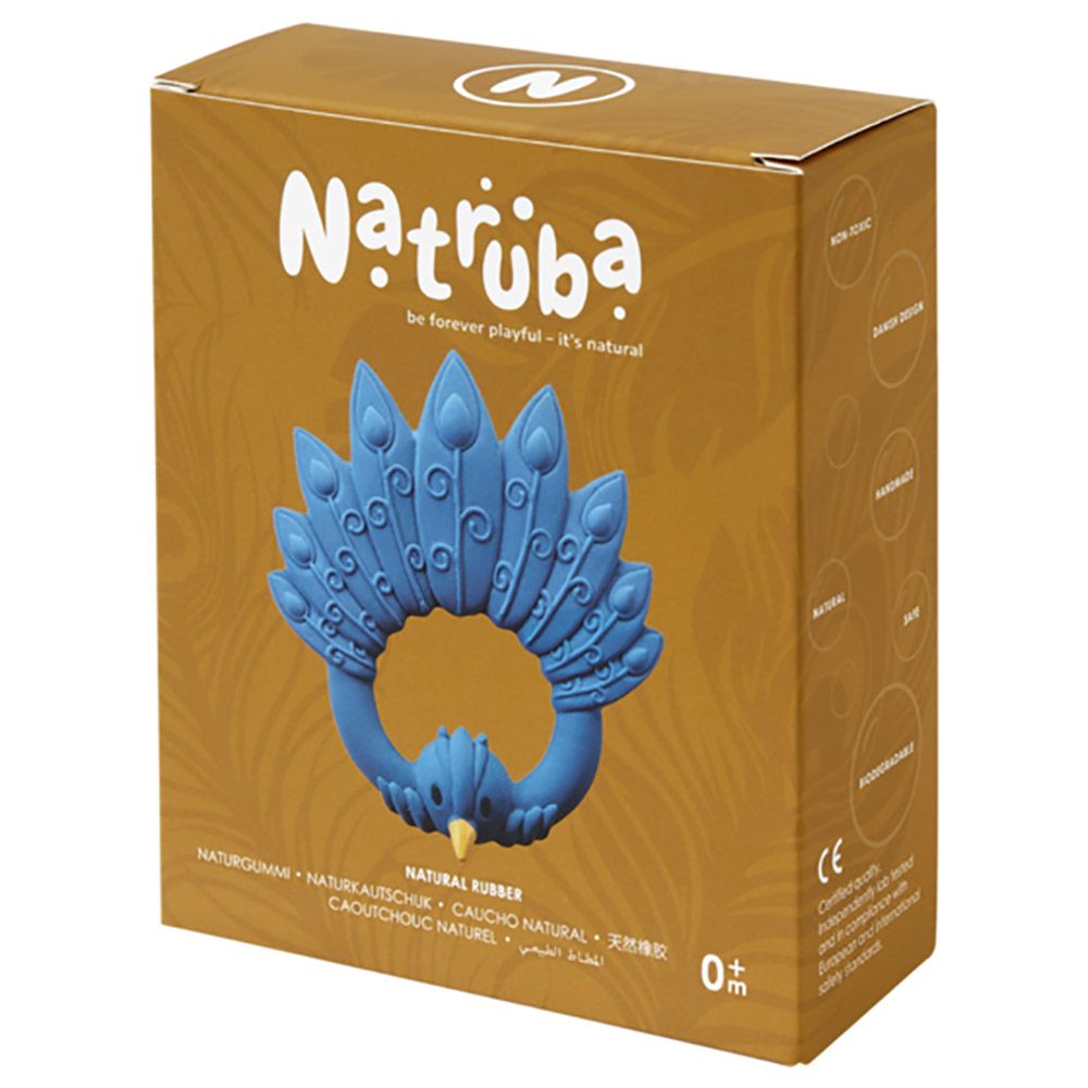 Natruba - Teether Peacock - Blue