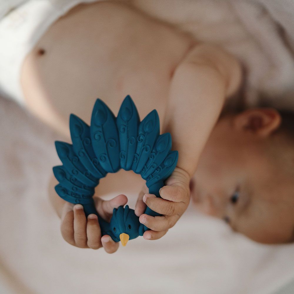 Natruba - Teether Peacock - Blue