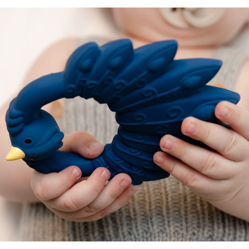 Natruba - Teether Peacock - Blue