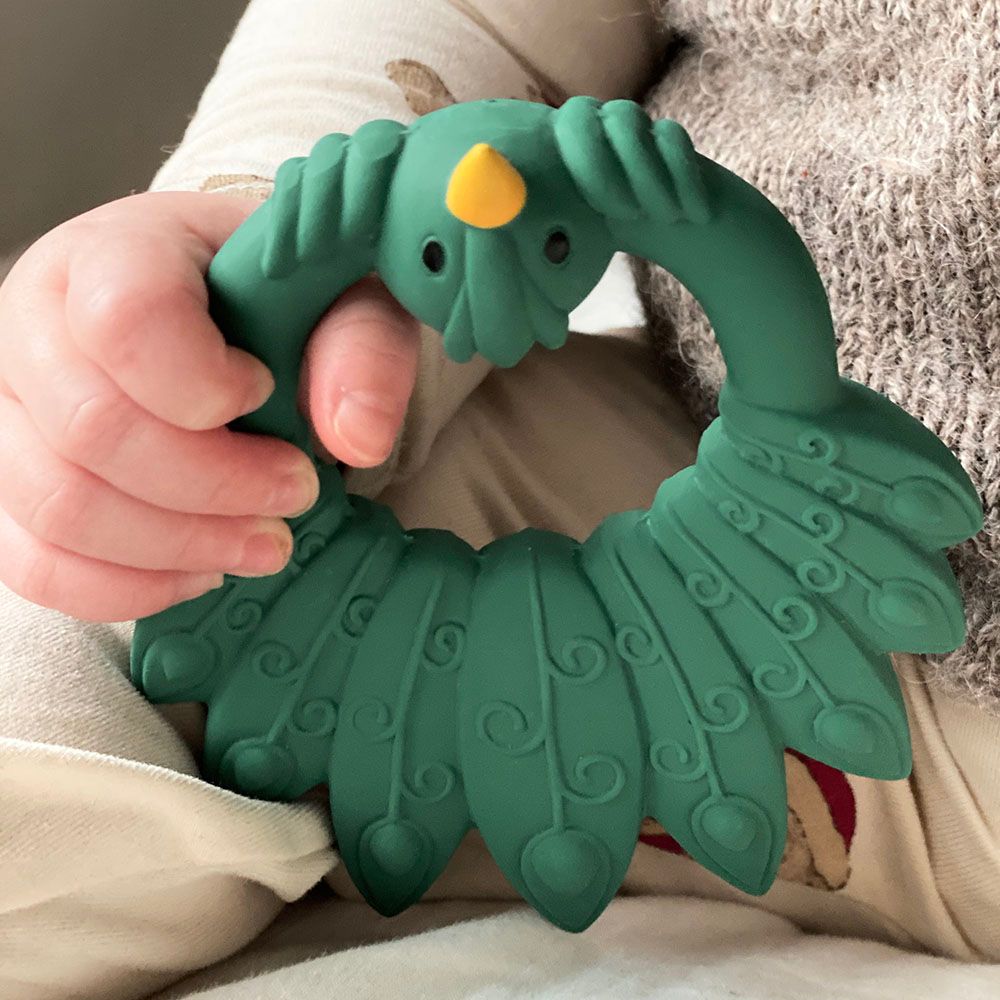 Natruba - Teether Peacock - Green