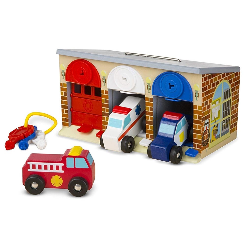 Melissa & doug keys & cars rescue garage on sale