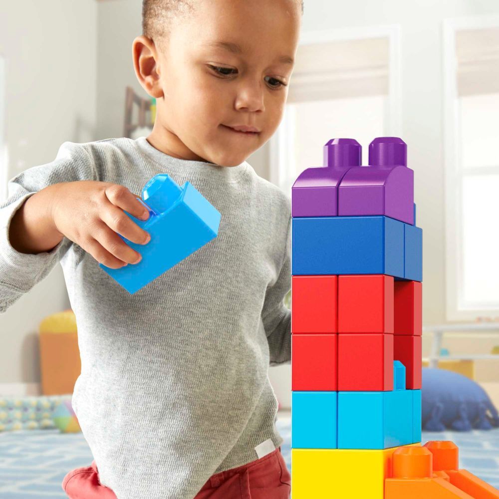 Mega Bloks - Big Building Bag - 80 pieces - Blue