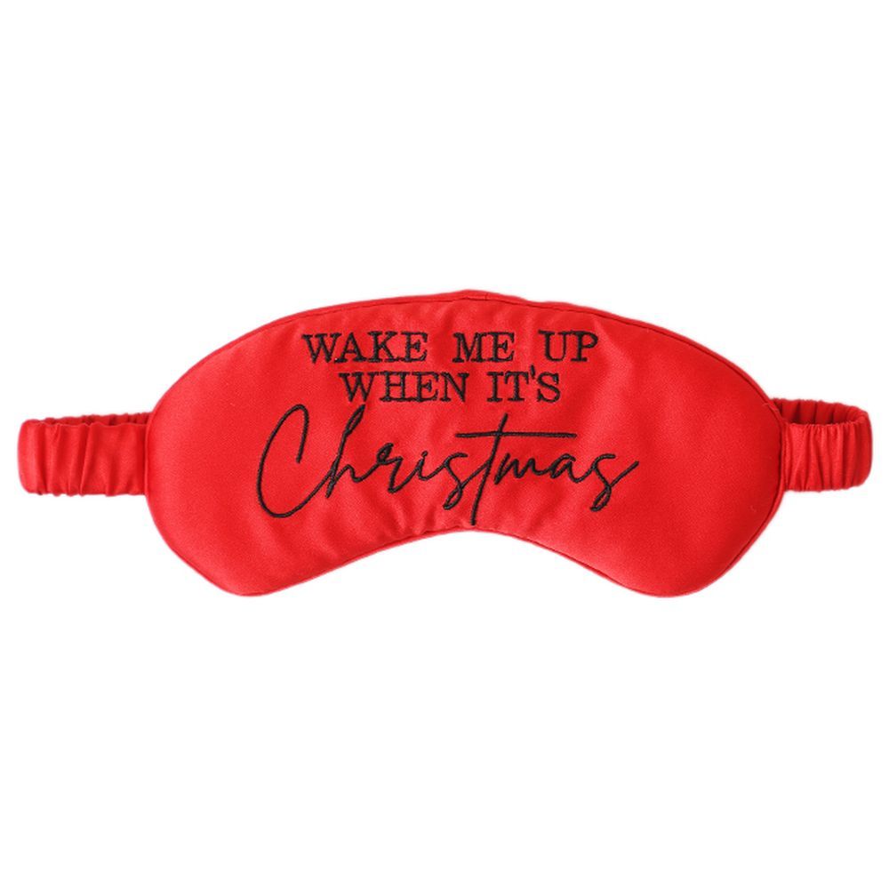 The Lumiere Co - Personalized Christmas Silk Pajamas W/ Eyemask