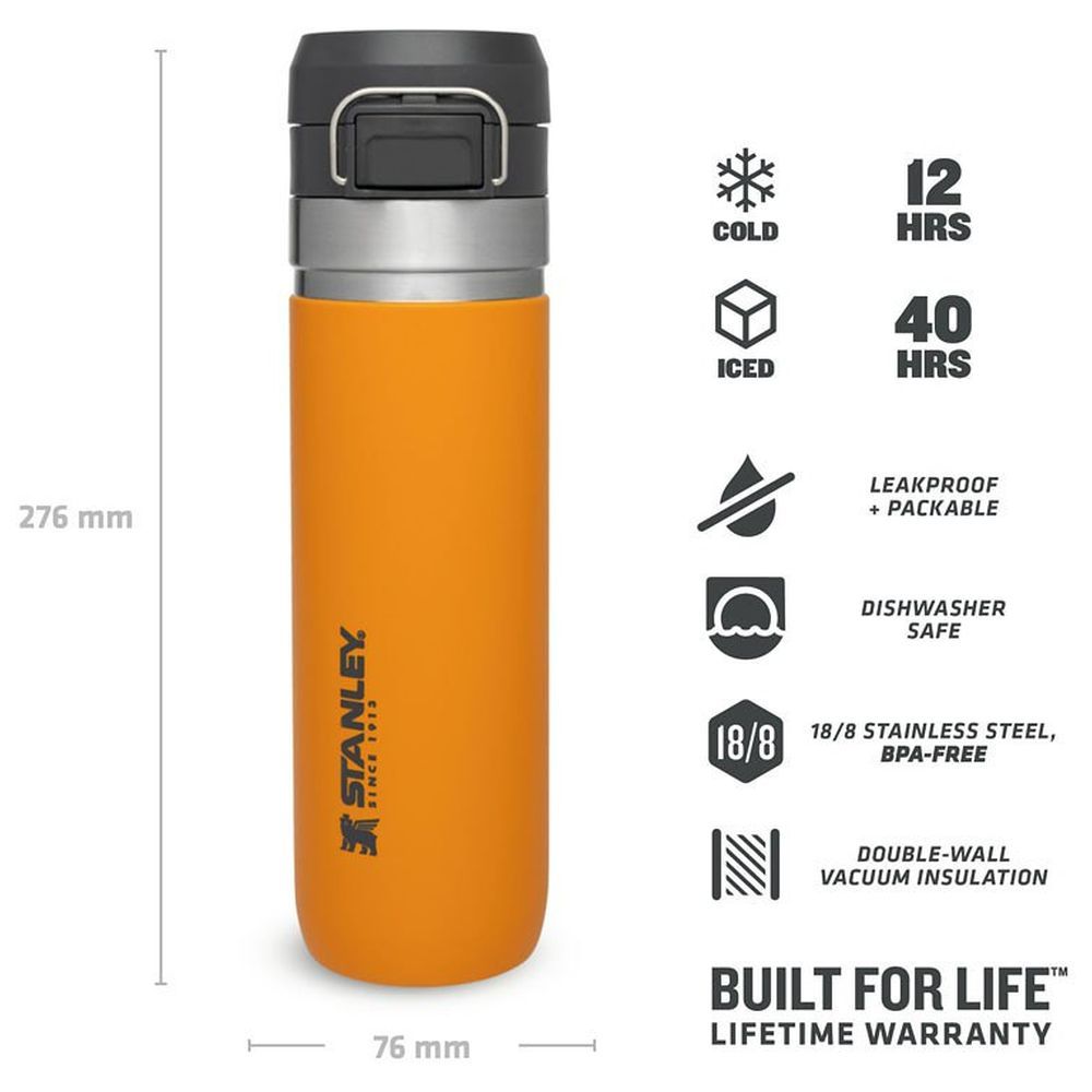 Stanley - Quick Flip Water Bottle 0.71L - Saffron