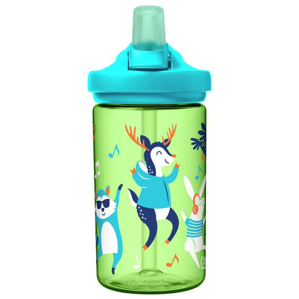 CamelBak - Eddy+ Kids Straw Water Bottle - Party Animals - 400ml