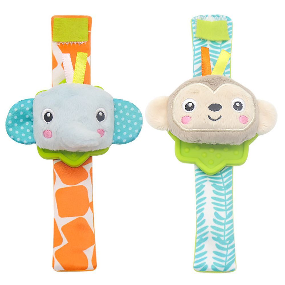 Factory Price - Brooke Adorable Animals Socks & Wrist Rattle