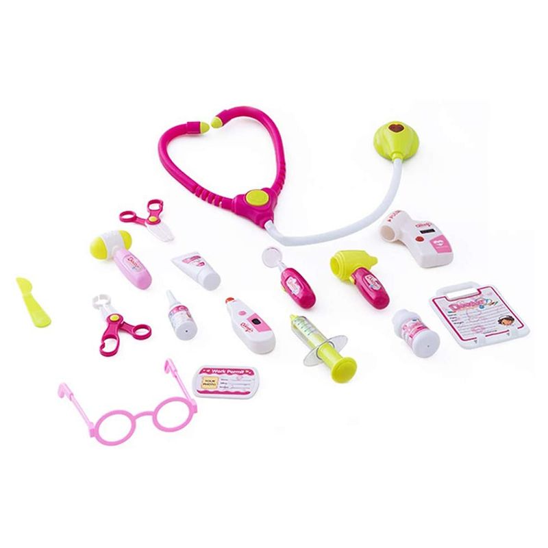 Factory Price - Pretend Play DoctorTrolley - Pink