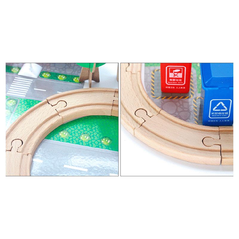 Factory Price - Wooden Freestyle Imperial Train Set - 130pcs