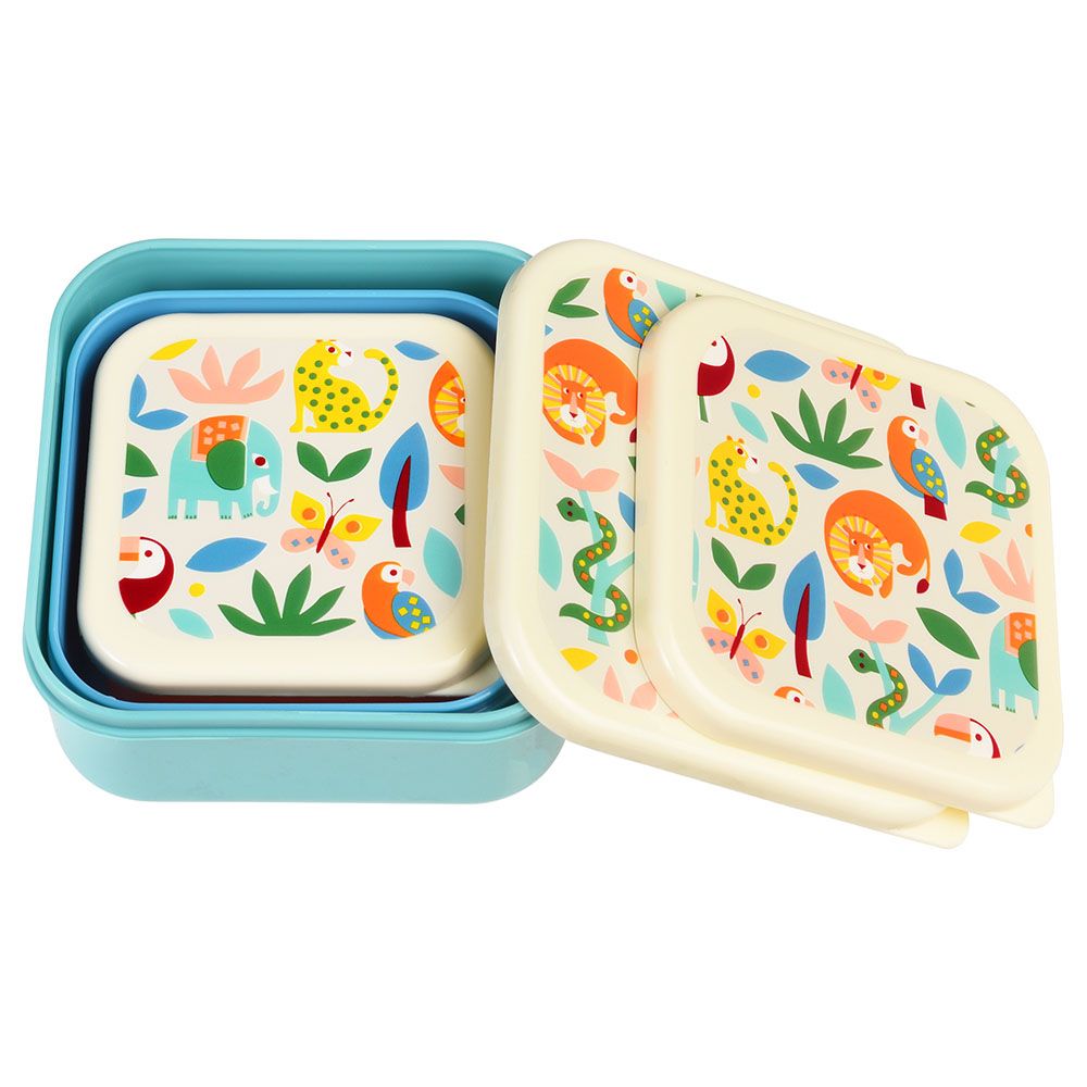 Rex London - Wild Wonders Snack Boxes Set of 3