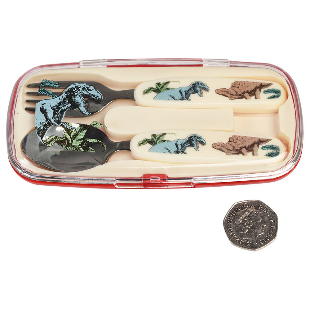 Rex London - Children's Cutlery Set - Prehistoric Land