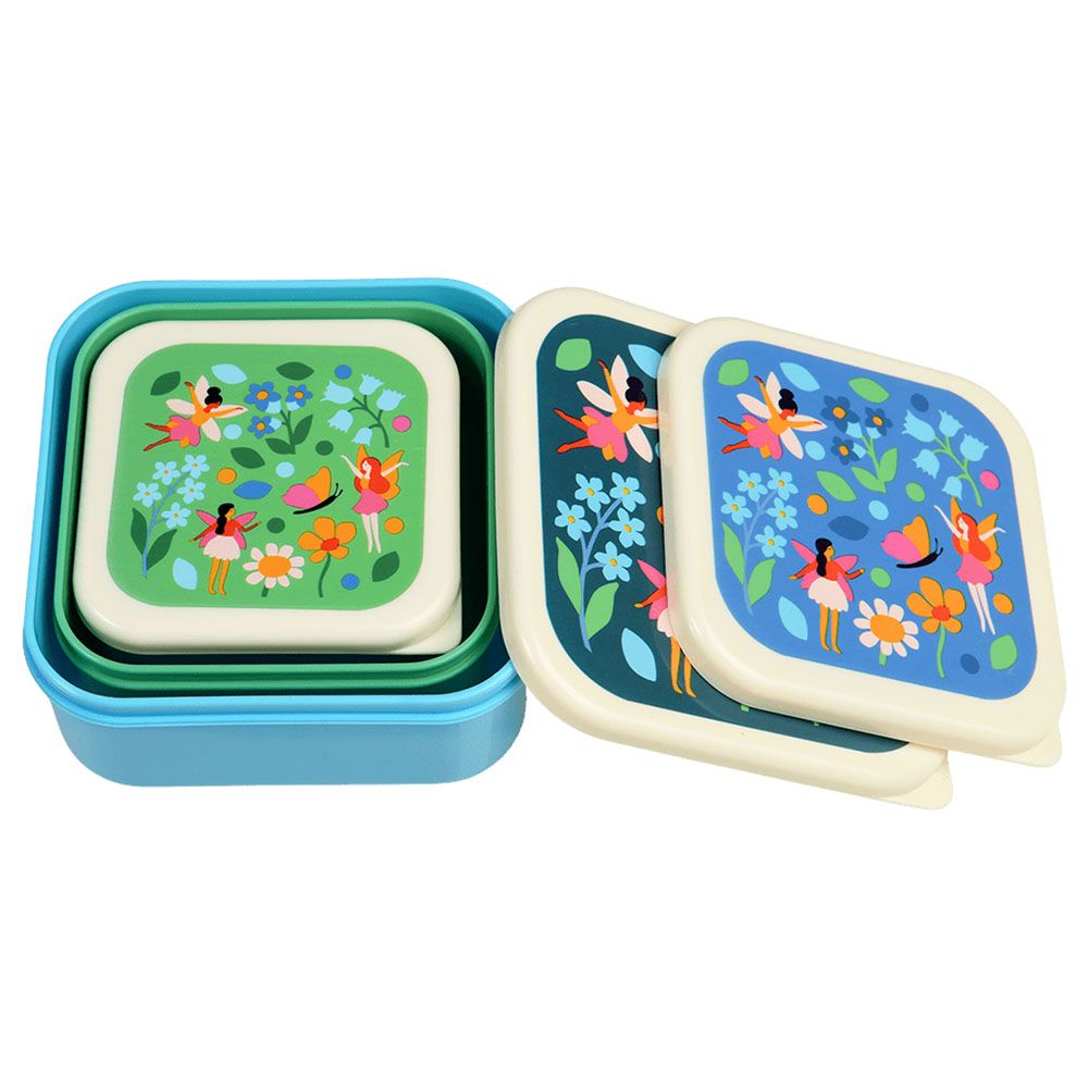 Rex London - Fairies In The Garden Snack Boxes - Set of 3