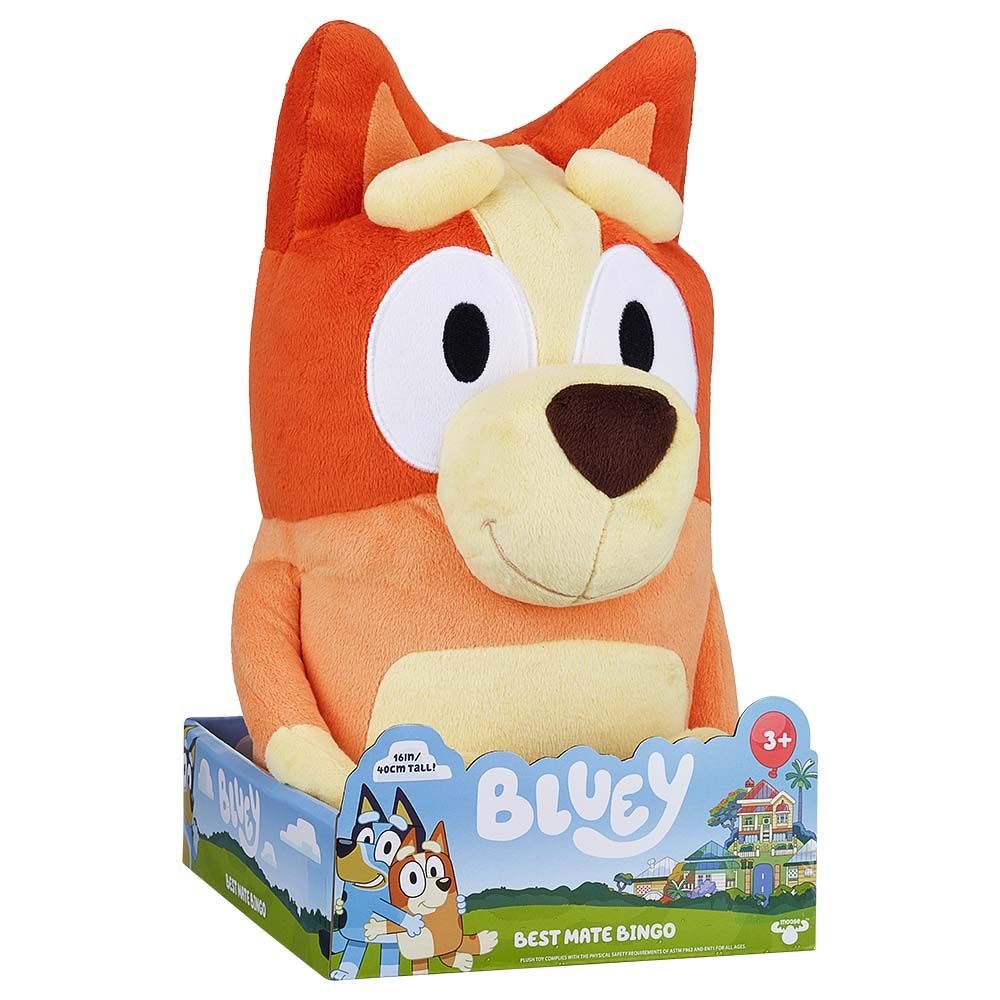 Bluey - Jumbo Plush - Bingo - 16-inch