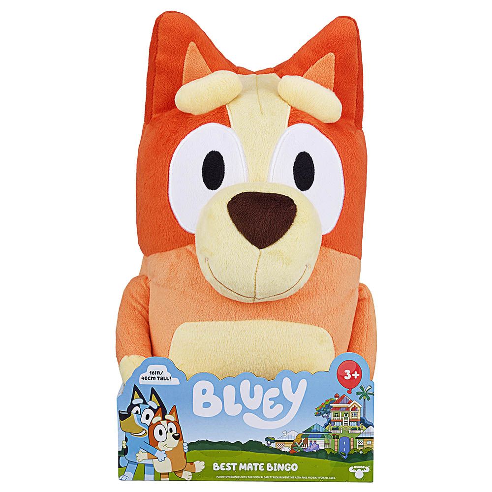 Bluey - Jumbo Plush - Bingo - 16-inch