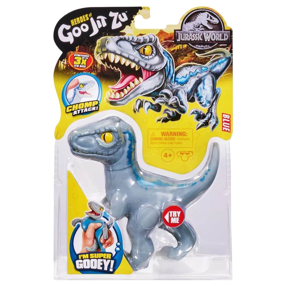 Heroes of Goo Jit Zu - S2 Jurassic World Stretch Heroes - Blue