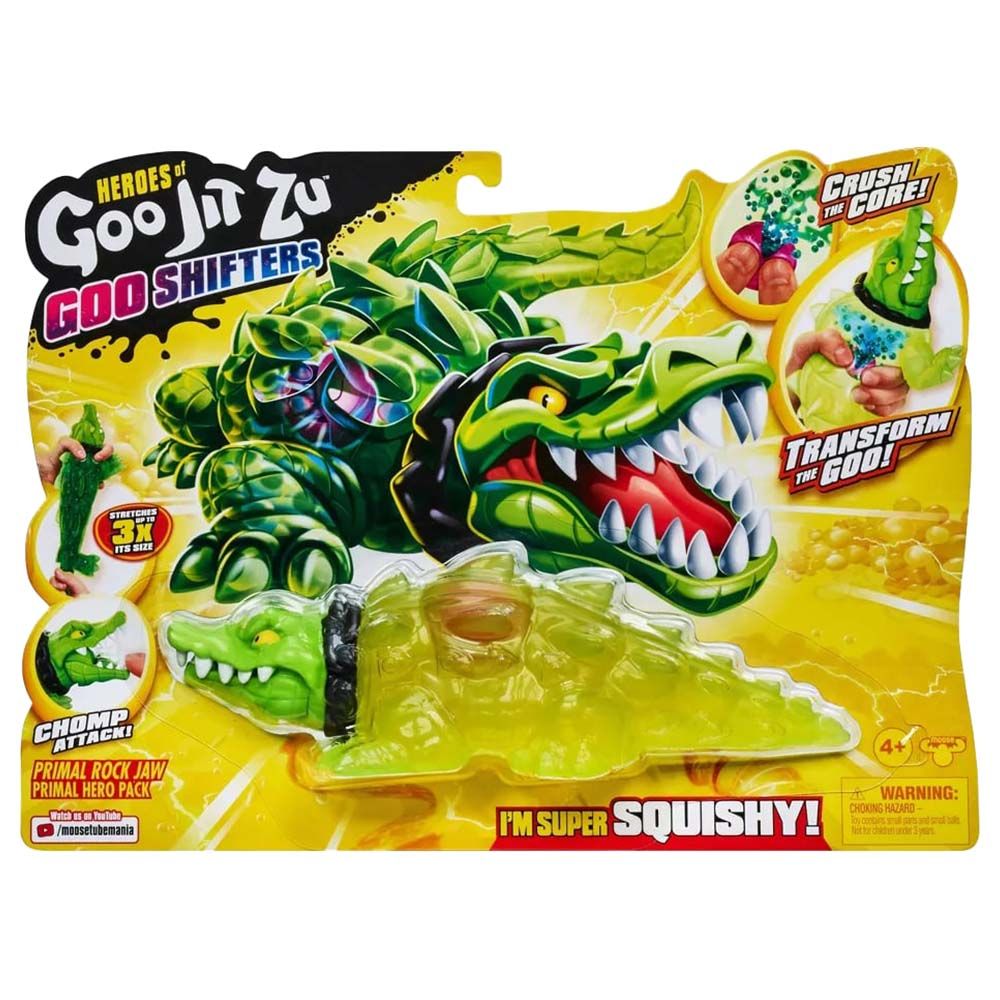 Heroes of Goo Jit Zu - S7 Goo Shifters Rock Jaw Primal Hero Pack