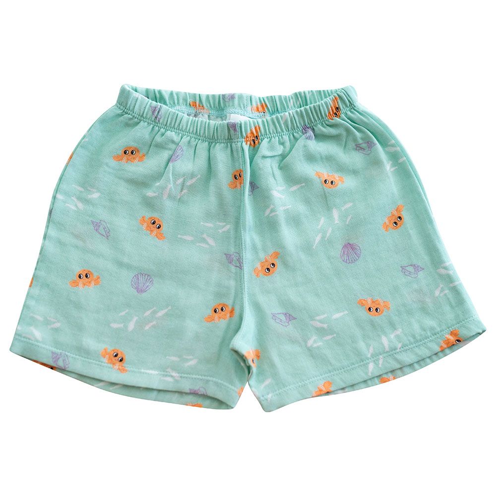 Tickle Tickle - 2pc-Set - Lil Octy Muslin Shorts & Tee