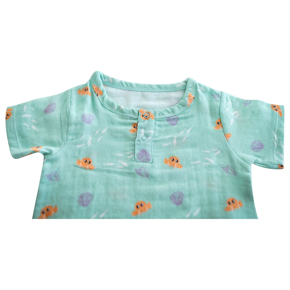 Tickle Tickle - 2pc-Set - Lil Octy Muslin Shorts & Tee