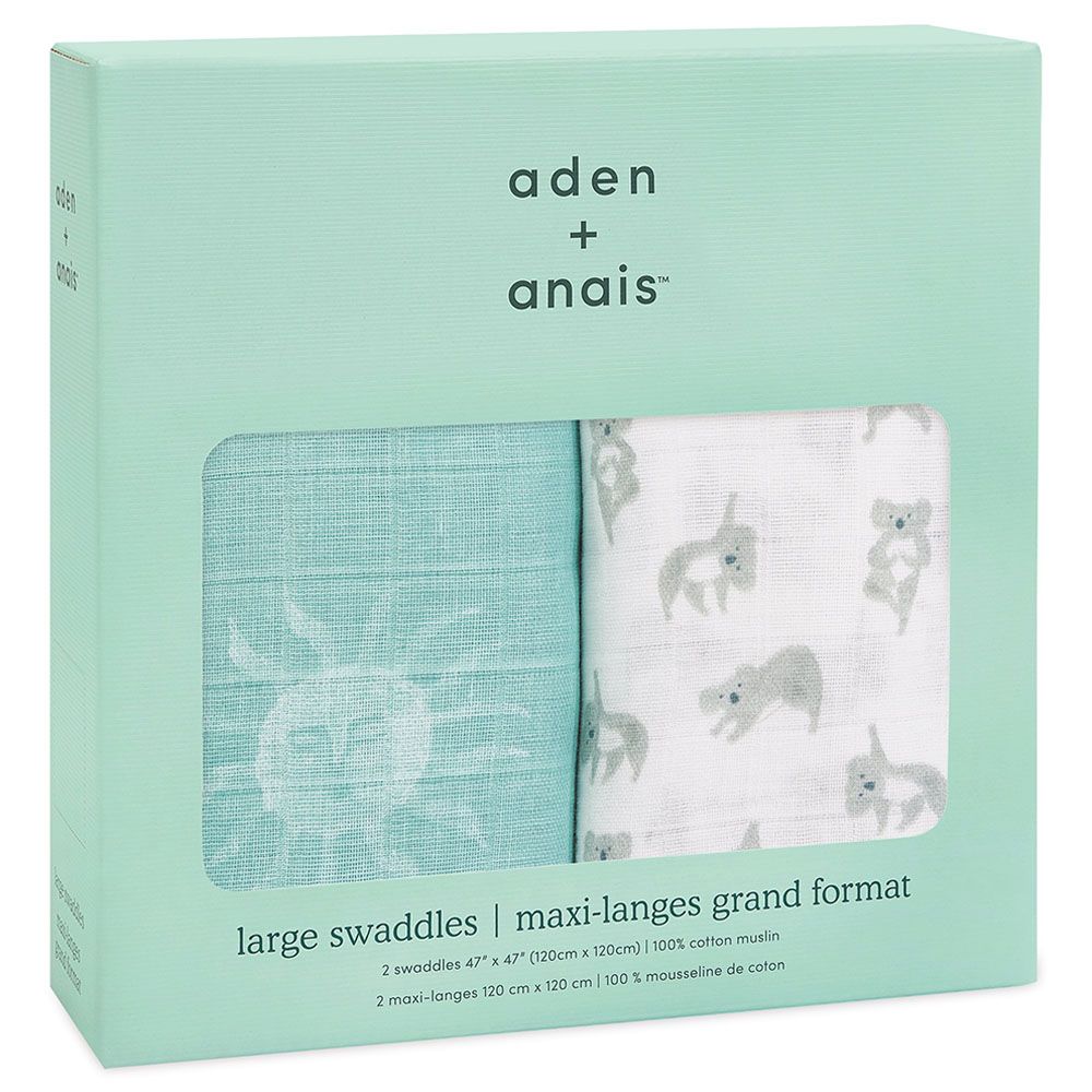 Aden + Anais - Classic Pack of 2 Swaddles - Now + Zen