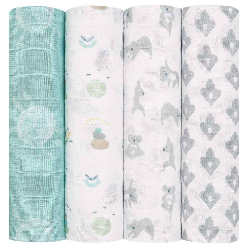 Aden + Anais - Classic Pack of 4 Swaddles - Now + Zen