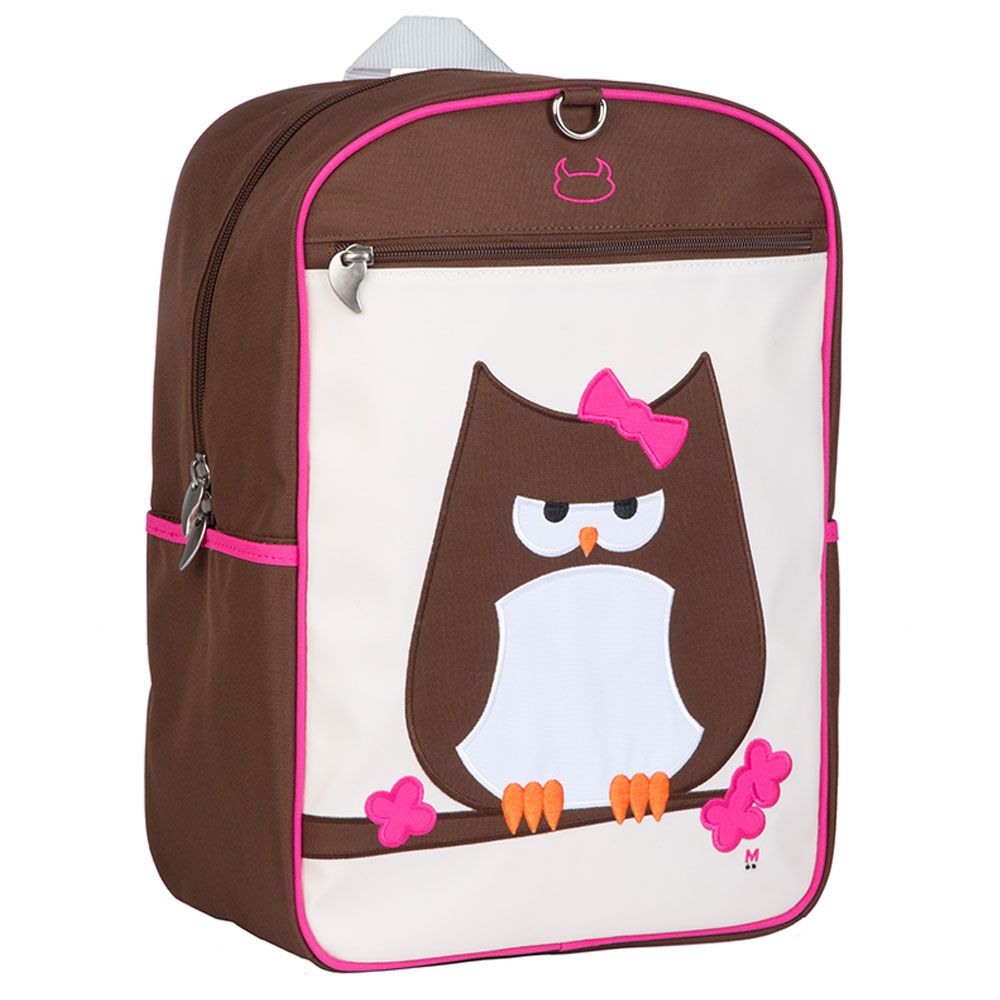 Beatrix New York - Big Kid Backpack Papar the Owl - Brown