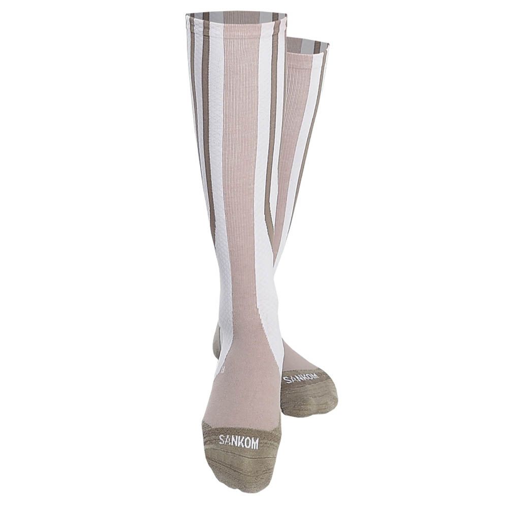 Sankom - Patent Active Compression Socks - White